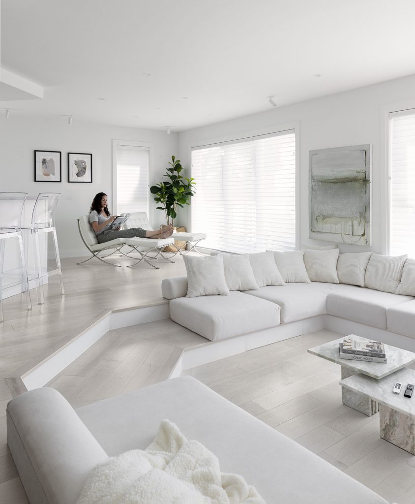 Brilliant all white interior design residential photography in Victoria, Vancouver, Nanaimo.