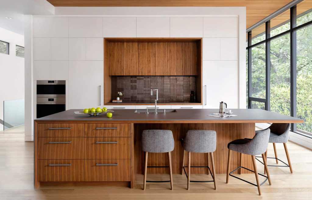 Modern minimalist kitchen interior design photography for residential clients in Vancouver, Victoria and Nanaimo.